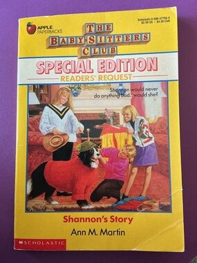 Scholastic Special Edition - Baby-Sitters Club ‘Shannon’s Story’
